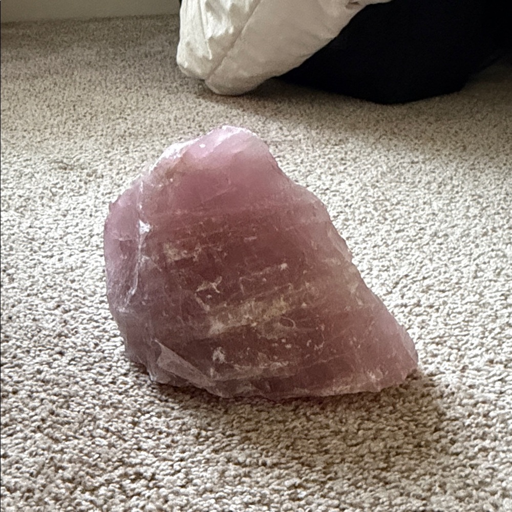 Large Pink Crystal Rock
